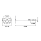 Дюбель ЗУБР МАСТЕР, для утеплителя, с нейлоновым гвоздем, 10×90 мм, черный, 100 шт. - Фото 7