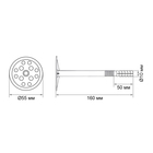 Дюбель ЗУБР МАСТЕР, для утеплителя, с нейлоновым гвоздем, 10×160 мм, черный, 100 шт. - Фото 7