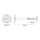 Дюбель ЗУБР МАСТЕР, для утеплителя, с металлическим гвоздем, 10×140 мм, черный, 100 шт. - Фото 7