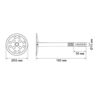 Дюбель ЗУБР МАСТЕР, для утеплителя, с металлическим гвоздем, 10×160 мм, черный, 100 шт. - Фото 7