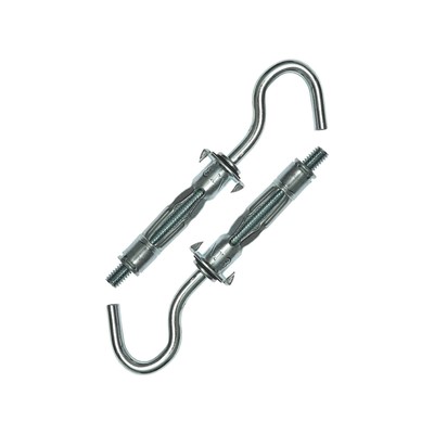 Анкер-молли ЗУБР, с крюком, оцинкованный, М4×13×32 мм, 120 шт.