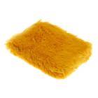 Записная книжка подарочная формат А6, 110 листов, линия, обложка мех кролика ЖЕЛТЫЙ - Фото 2