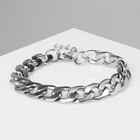 Браслет мужской цепочка «Лёгкость», цвет серебро, 18 см - Фото 2
