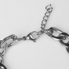 Браслет мужской цепочка «Лёгкость», цвет серебро, 18 см - Фото 3