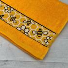 Полотенце махровое с бордюром «Пчёлы» 30х60 см - Фото 2