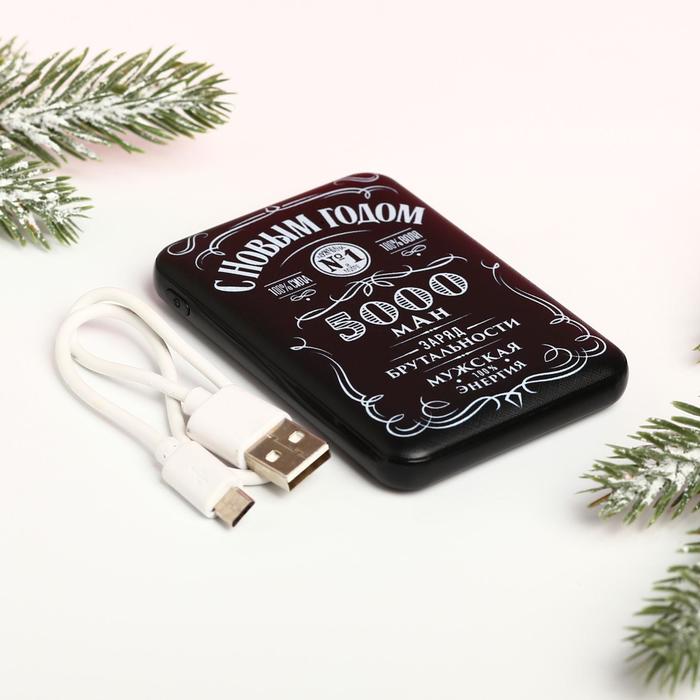 Проводные наушники и портативный аккумулятор (5000 mAh) «С новым годом», набор - фото 51492963 Проводные наушники и портативный аккумулятор (5000 mAh) «С новым годом», набор - фото 51492963