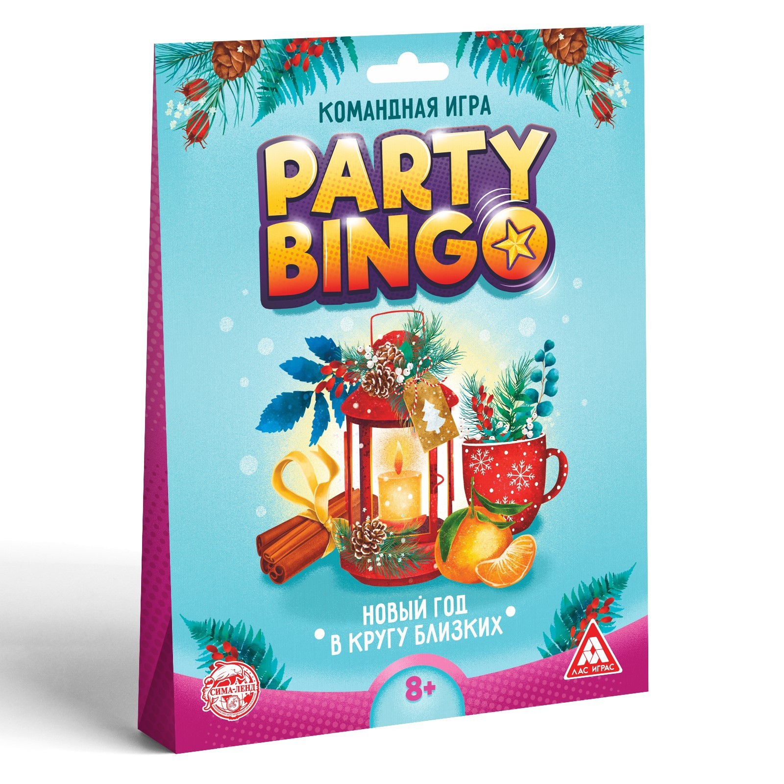 Командная игра «Party Bingo. Новый год», 8+ (5309124) - Купить по цене от  135.00 руб. | Интернет магазин SIMA-LAND.RU