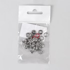 Кнопки рубашечные, d = 9,5 мм, 10 шт, цвет красный - Фото 5