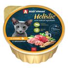 Влажный корм Holistic для кошек, утка/шпинат, ламистер, 100 г - фото 308266096