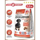 Сухой корм  Zoogurman Active Life для собак  малых и средних пород, телятина, 1.2 кг - Фото 1