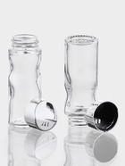 Набор для специй Доляна «Стиль», 3 предмета: сахарница с ложкой 80 мл, солонка и перечница 50 мл, подставка-салфетница, стекло, прозрачный - Фото 5