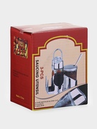 Набор для специй Доляна «Стиль», 3 предмета: сахарница с ложкой 80 мл, солонка и перечница 50 мл, подставка-салфетница, стекло, прозрачный - Фото 9