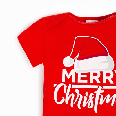 Боди детское «Крошка Я» Merry Christmas, рост 68-74 см