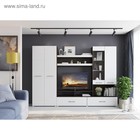 Гостиная «Ненси 1», 2800×2000×466 мм, цвет венге/белый - Фото 1