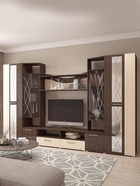 Гостиная «Гамма», 3200×2024×466 мм, цвет венге/дуб - Фото 1