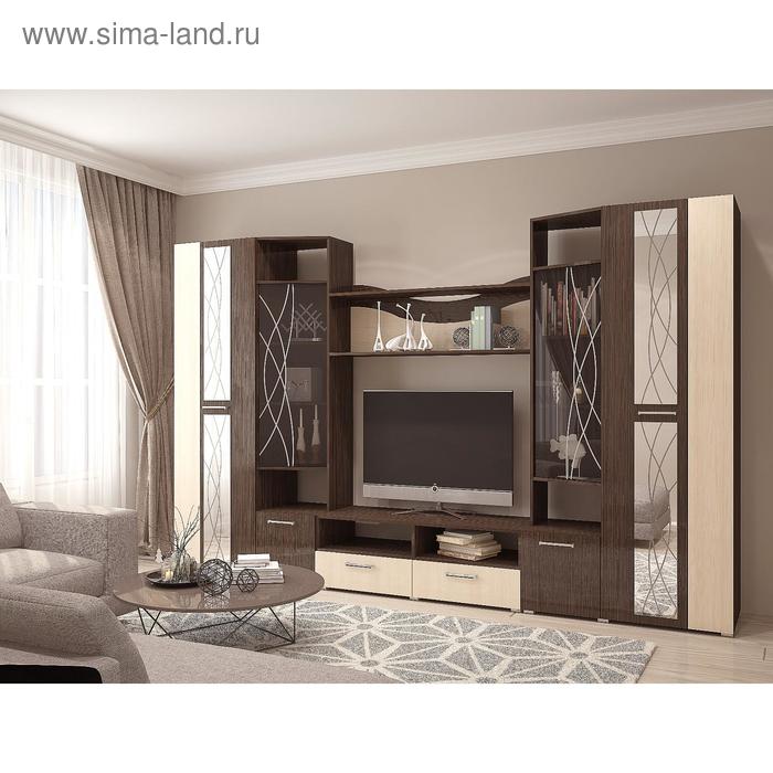 Гостиная «Гамма», 3200×2024×466 мм, цвет венге/дуб - Фото 1