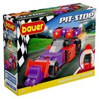 Конструктор «Гоночная машина. Pit Stop», цвет: фиолетовый, красный - Фото 1