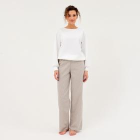 Брюки женские пижамные MINAKU: New happy цвет серый, р-р 46  (артикул 5354810)  большой выбор товаров оптом и в розницу по низким ценам с доставкой