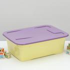 Контейнер для хранения игрушек Roombox Kids, 25 л, цвет жёлтый-фиолетовый - Фото 2