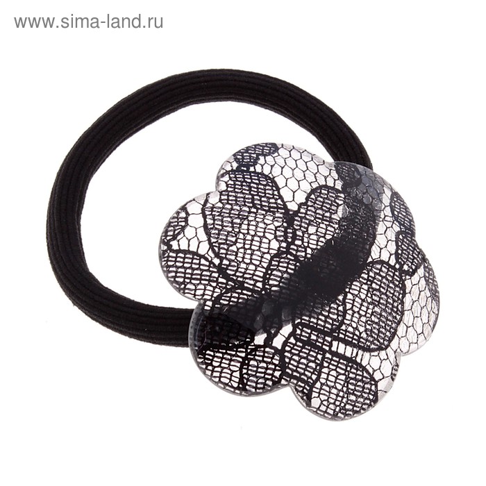 резинка для волос Амалия кружево цветок - Фото 1