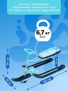 Снегокат «Тимка спорт 1+ Динозавр», ТС1+/Д - Фото 4