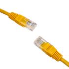 Патч-корд Dialog CN-0120, UTP 5E кат., RJ-45(m)-RJ-45(m), 2 м, желтый - Фото 1