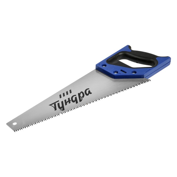 Ножовка по дереву ТУНДРА, 2К рукоятка, 2D заточка, каленый зуб, 7-8 TPI, 350 мм - фото 1908614118