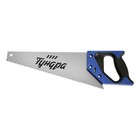 Ножовка по дереву ТУНДРА, 2К рукоятка, 2D заточка, каленый зуб, 7-8 TPI, 350 мм - Фото 5