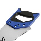 Ножовка по дереву ТУНДРА, 2К рукоятка, 2D заточка, каленый зуб, 7-8 TPI, 350 мм - Фото 7