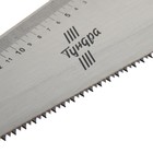 Ножовка по дереву ТУНДРА, 2К рукоятка, 2D заточка, каленый зуб, 7-8 TPI, 400 мм - фото 6347181