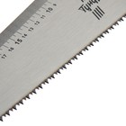 Ножовка по дереву ТУНДРА, 2К рукоятка, 2D заточка, каленый зуб, 7-8 TPI, 500 мм - Фото 6