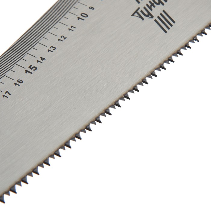 Ножовка по дереву ТУНДРА, 2К рукоятка, 2D заточка, каленый зуб, 7-8 TPI, 500 мм - фото 1908614145