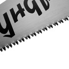 Ножовка по дереву ТУНДРА, 2К рукоятка, 3D заточка, каленый зуб, 7-8 TPI, 350 мм - фото 7762529