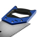 Ножовка по дереву ТУНДРА, 2К рукоятка, 3D заточка, каленый зуб, 7-8 TPI, 350 мм - Фото 8