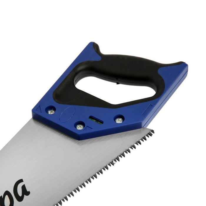 Ножовка по дереву ТУНДРА, 2К рукоятка, 3D заточка, каленый зуб, 7-8 TPI, 400 мм - фото 1908614164