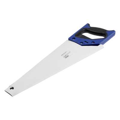 Ножовка по дереву ТУНДРА, 2К рукоятка, тефлоновое покрытие, 3D заточка, 7-8 TPI, 400 мм