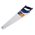Ножовка по дереву ТУНДРА, 2К рукоятка, тефлоновое покрытие, 3D заточка, 7-8 TPI, 450 мм - фото 7696804