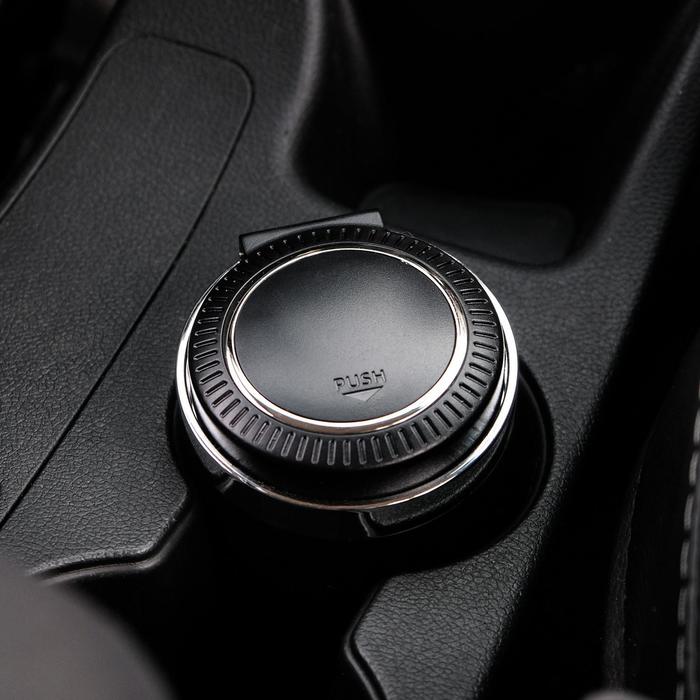 Пепельница автомобильная TORSO с подсветкой, черный