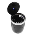 Пепельница для авто TORSO с подсветкой, черный - Фото 5