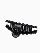 Крабик для волос «Глянец», бусинки дуга, 10.5 см, чёрный (комплект 12 шт) - фото 51954434