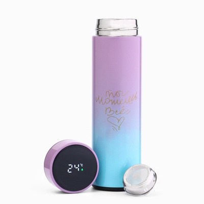 Термос, 500 мл, «Мастер К», с ситечком, с датчиком температуры