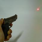 Зажигалка с лазерной указкой "Беретта", на подставке, пьезо, 11 х 13 см, бронза - Фото 6