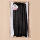 Резинка для бретелей, блестящая, 10 мм, 10±0.5 м, чёрная - Фото 3