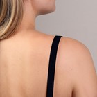 Резинка для бретелей, блестящая, 15 мм, 10±0.5 м, чёрная - Фото 2