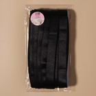 Резинка для бретелей, блестящая, 20 мм, 10±0.5 м, чёрная - Фото 3