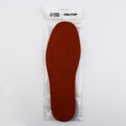 Стельки для обуви, универсальные, р-р RU до 45 (р-р Пр-ля до 46), 28.5 см, пара, коричневые - Фото 5