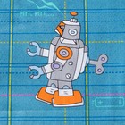 Постельное бельё "Этелька" 1,5 сп., Робот, размер 150х210 см, 150х210 см, 50х70 см - Фото 3