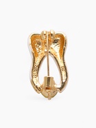 Брошь «Зуб» со стразой, цвет белый в золоте - Фото 3