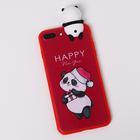 Чехол для телефона iPhone 7,8 plus «Радостный панда», с персонажем, 7,7 х 15,8 см - Фото 1