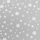 Пленка глянцевая новогодняя «Снежинки», белая, 0.7×8.2 м, 40 мкм, 200 г - Фото 3